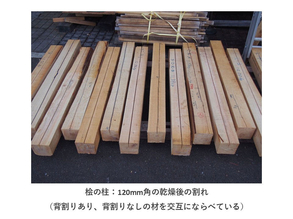 木はなぜ割れる?~木材のミニ知識~ | エムズ建築設計事務所 | 木にこだわった住宅・マンションリノベーション